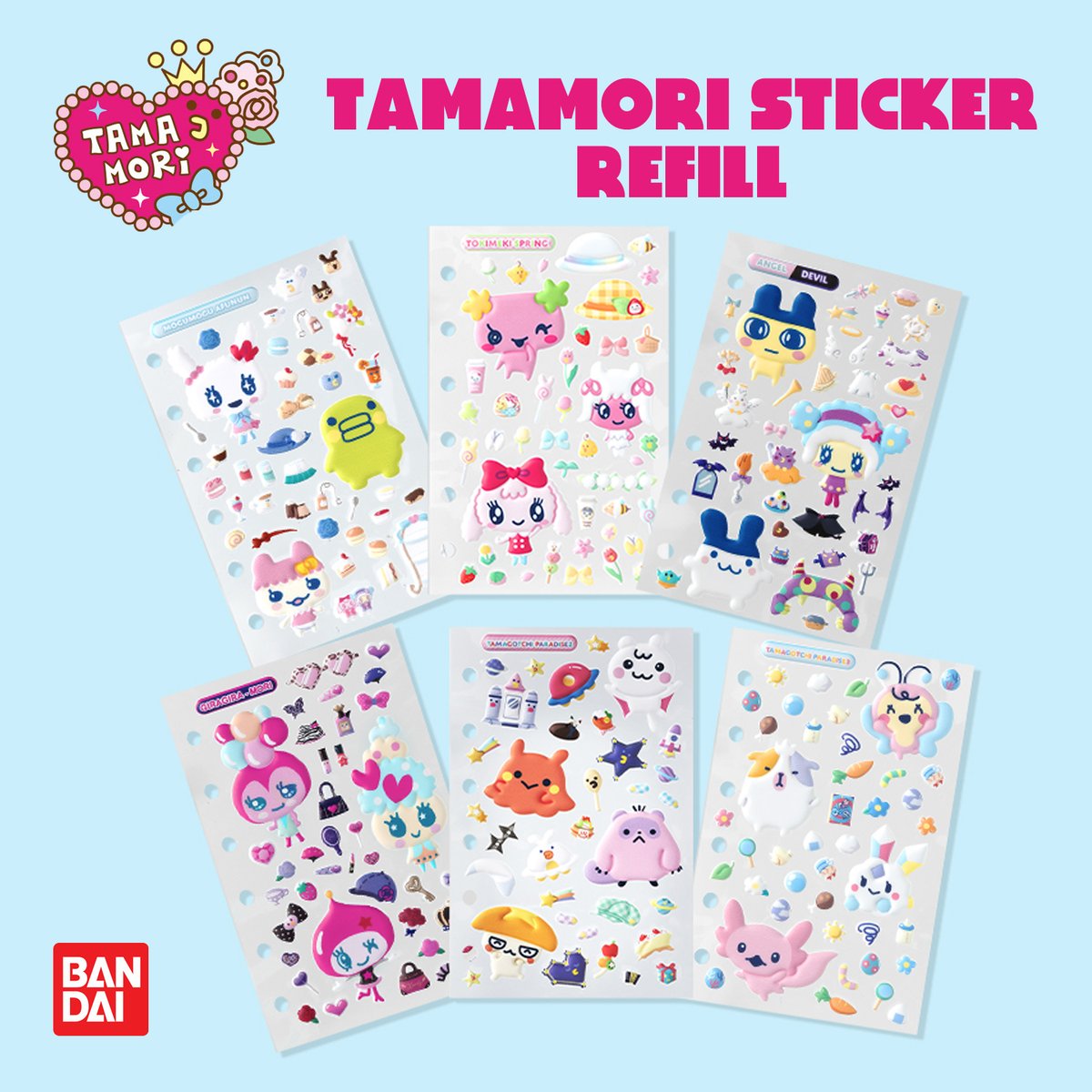 [Pre-Order : March 7 ]
Tamagotchi Collectibles Night Time -Mini Figure &amp; Case &amp; Tama-Mori Sticker Refill😀‼️Pre-Order started now✨Check them out💨
🔽🔽🔽
jyw-tmgc.com/collections/al…