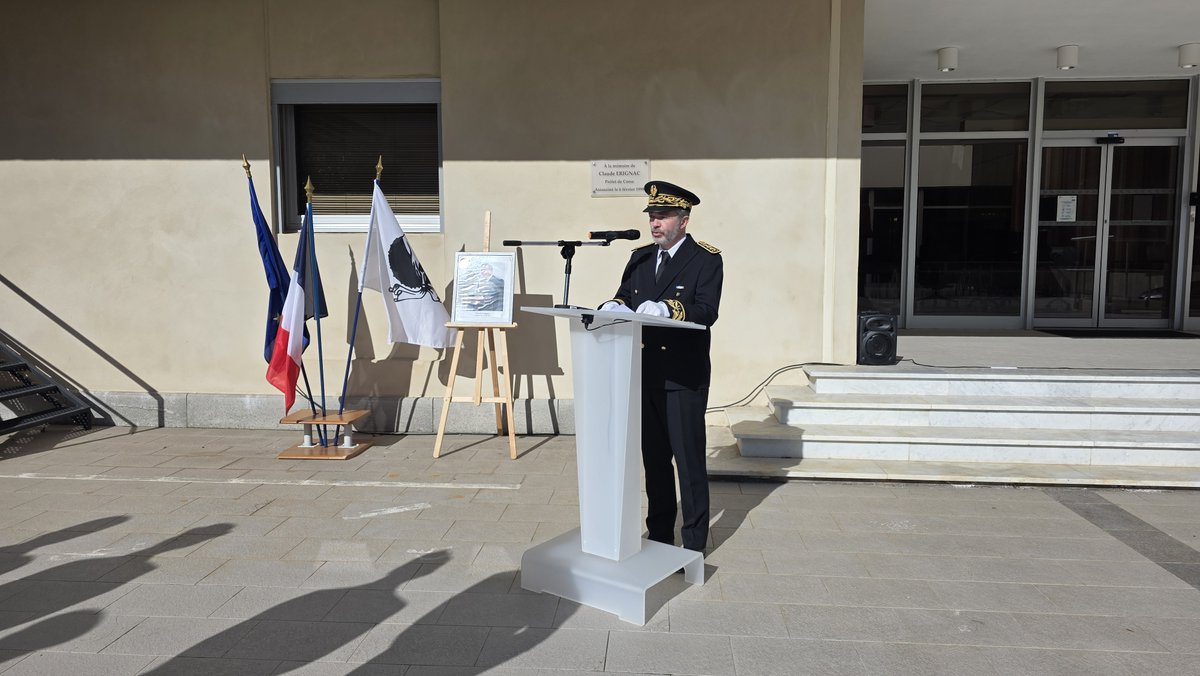 Image de Préfet Haute-Corse - #Cérémonie 💐 | Hommage au préfet Claude Erignac
M. Pierre-Yves Argat, Directeur du cabinet du Préfe
