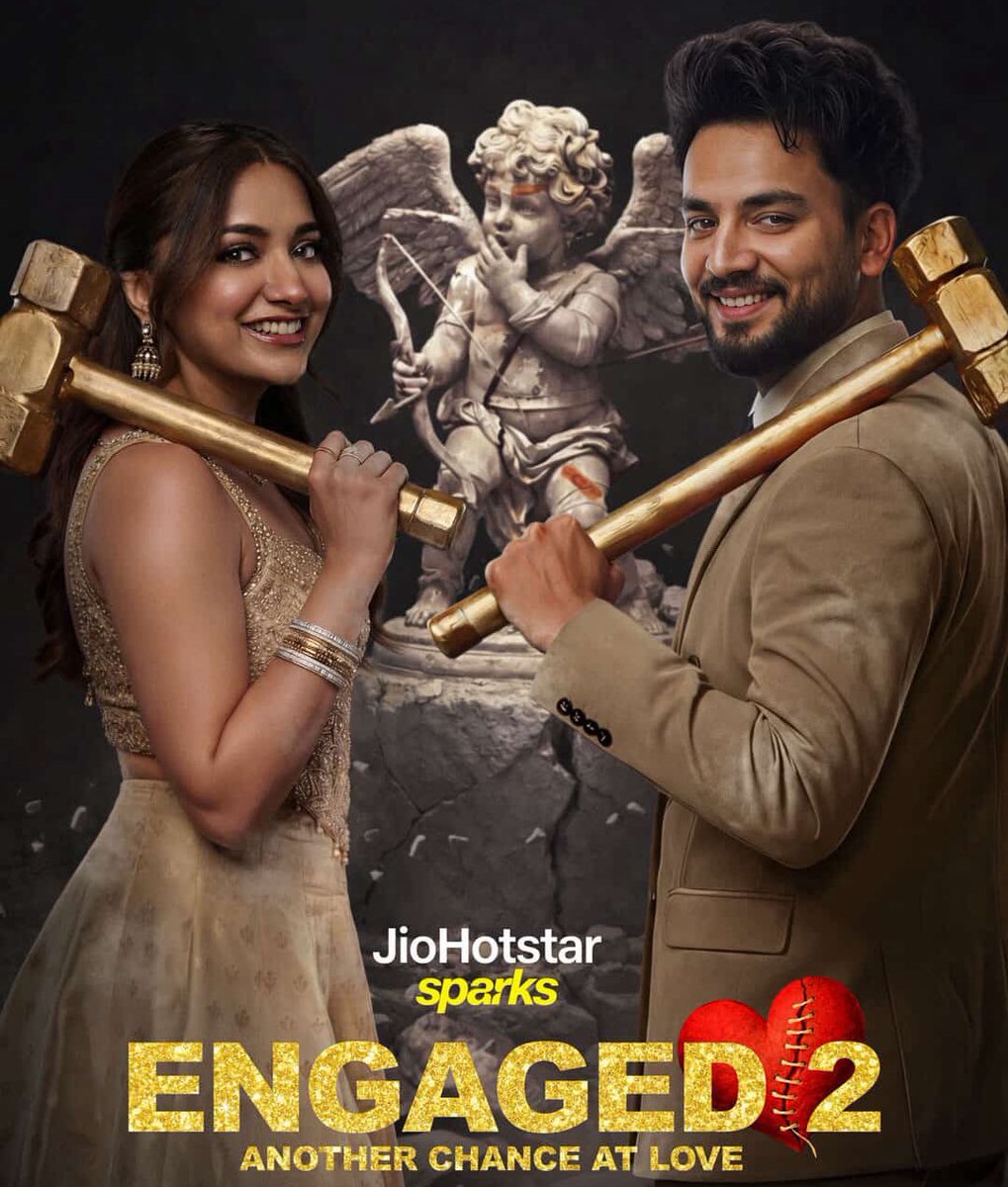 BollySpy's tweet photo. #EngagedSeason2 Teaser Out! 

Haters dekhte reh gaye aur Rao Sahab HOST ban gaya 🔥
#ElvishYadav hosting #Engaged S2 with #JiyaShankar.

Yeh hota hai real growth, real power 👑📈 https://t.co/SY5Q8eaTSV