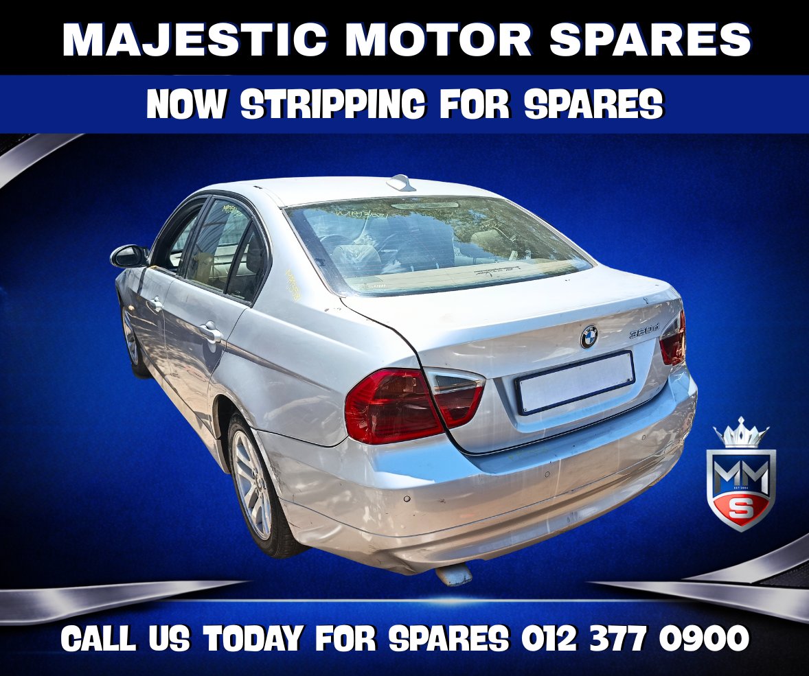 SpareMotor's tweet image. 2007 BMW 320d E90 Sedan Automatic Diesel – Stripping for Spares
#BMW320d #BMWE90 #StrippingForSpares #UsedBMWParts
View online: majesticmotorspares.co.za/2007-bmw-320d-…