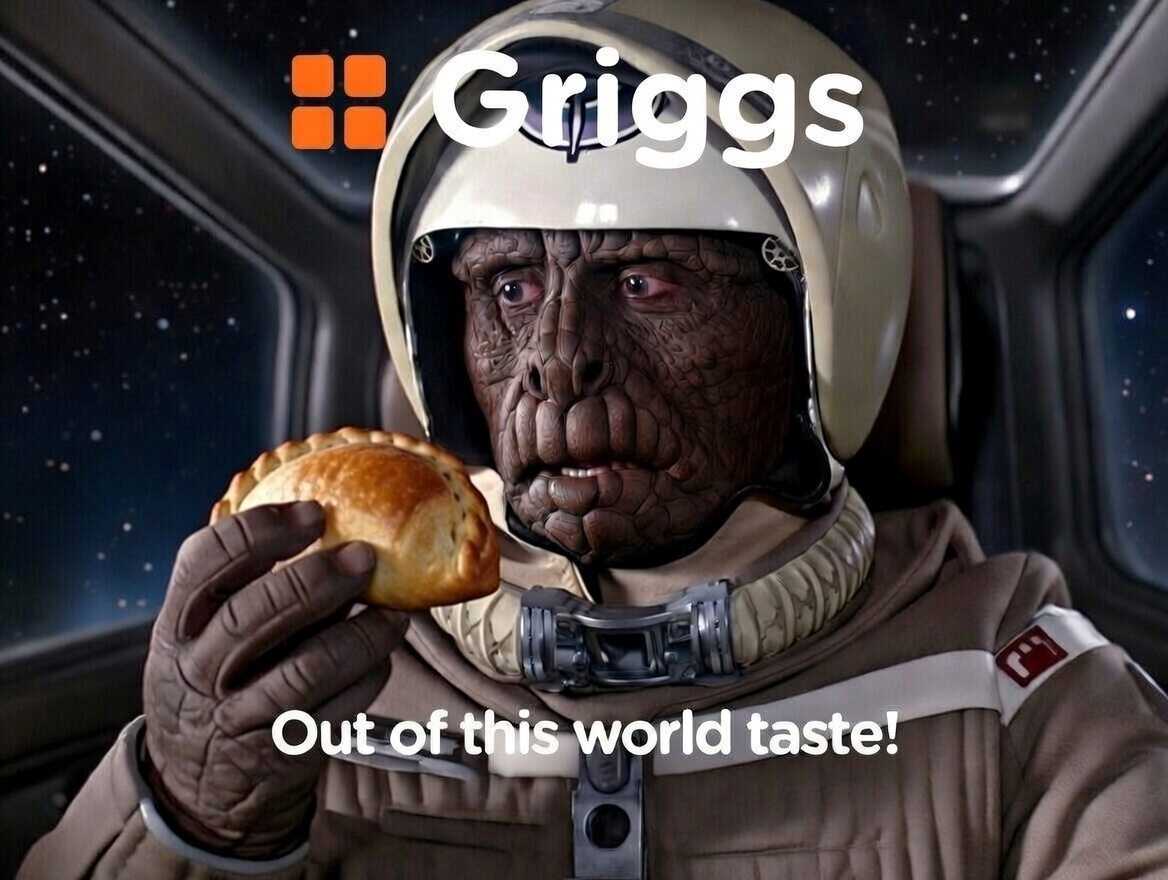 When will <a href="/GreggsOfficial/">Greggs</a> have an official The Last Starfighter with Grig cameo in their ads? This stuff writes itself