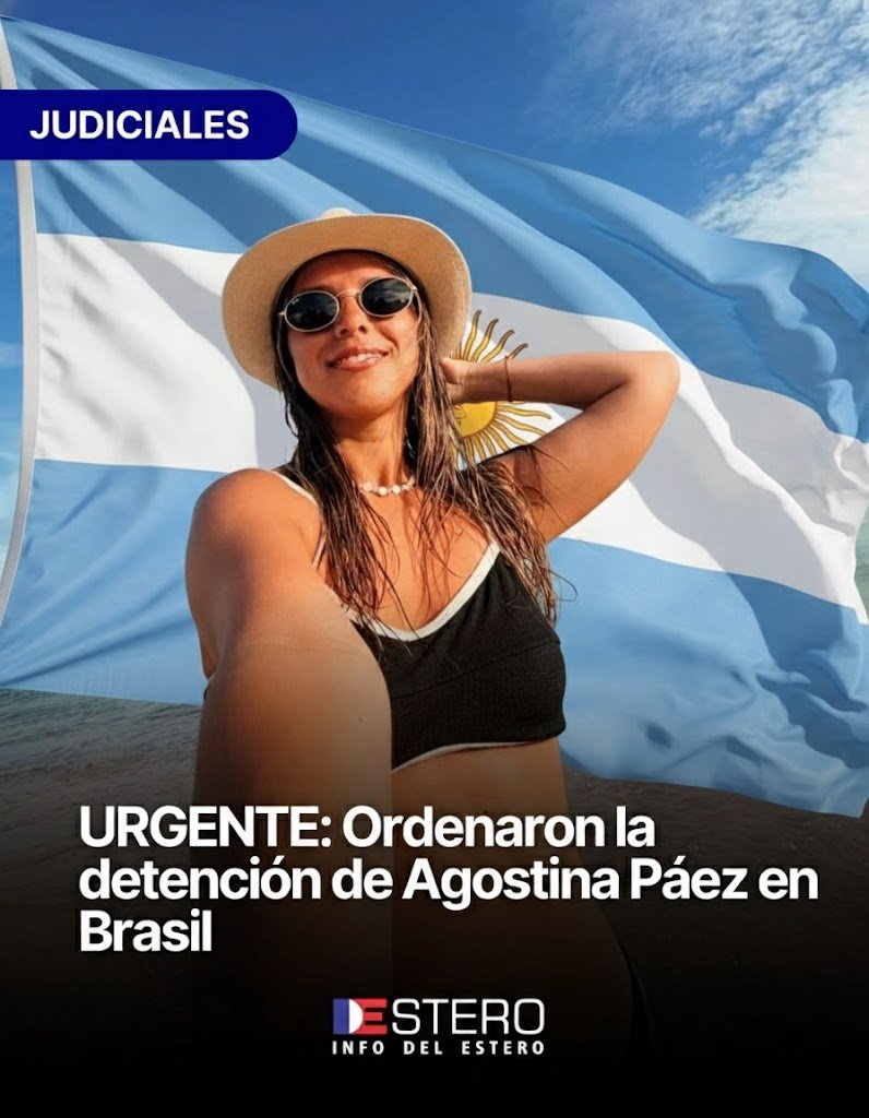 Agostina es argentina y esta presa ilegalmente en Brasil por la dictadura de Lula