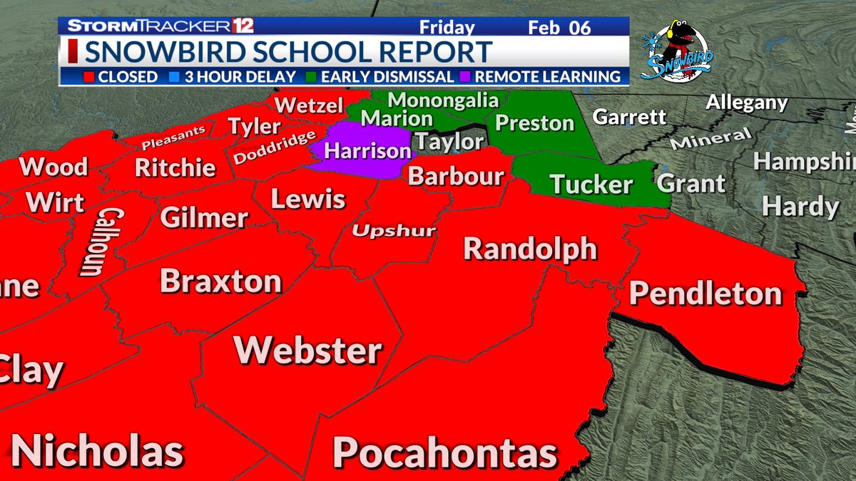 SnowbirdWBOY's tweet photo. Your latest Snowbird School report! (Posted 2/6/26 8:15a) -@ErikaMrazikWx https://t.co/RaiS09vr2b