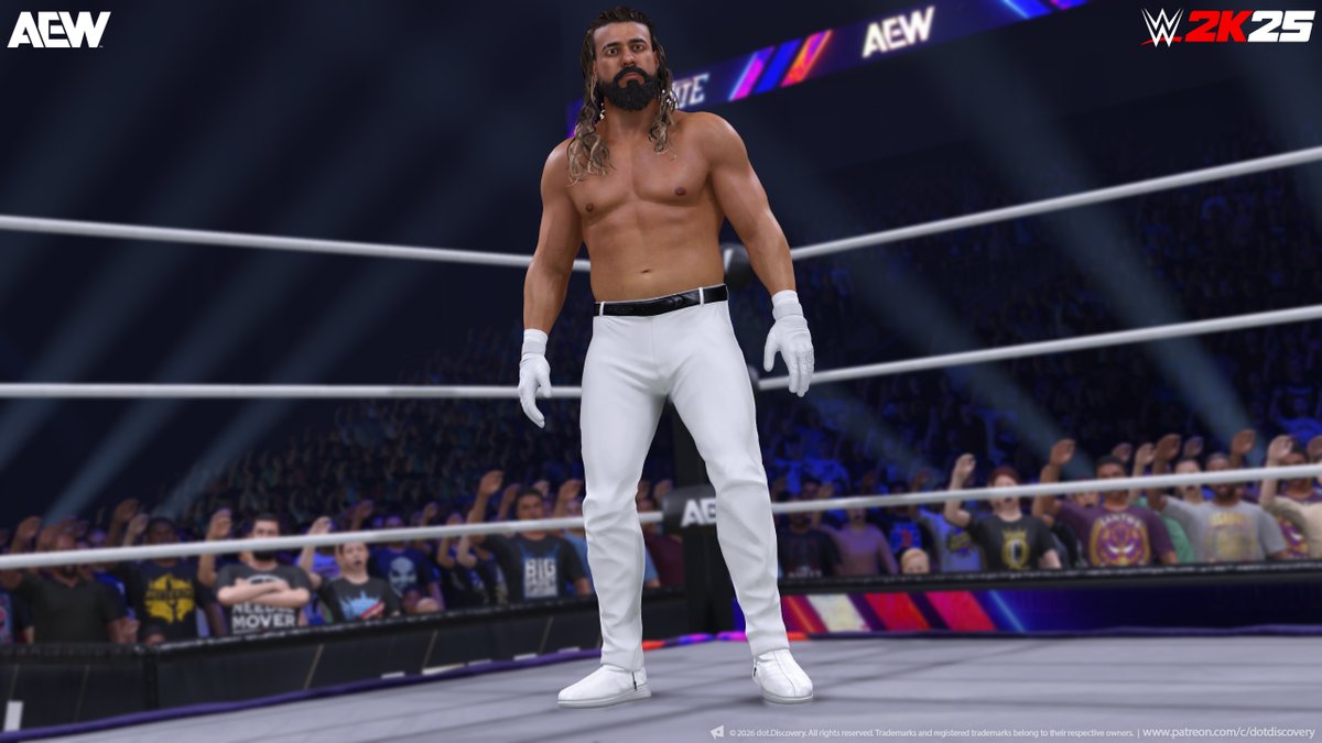 Andrade '26 for #WWE2K25 now available. 🔻

👉 @dot_Discovery

[ #AEW #WWE2K26 ]