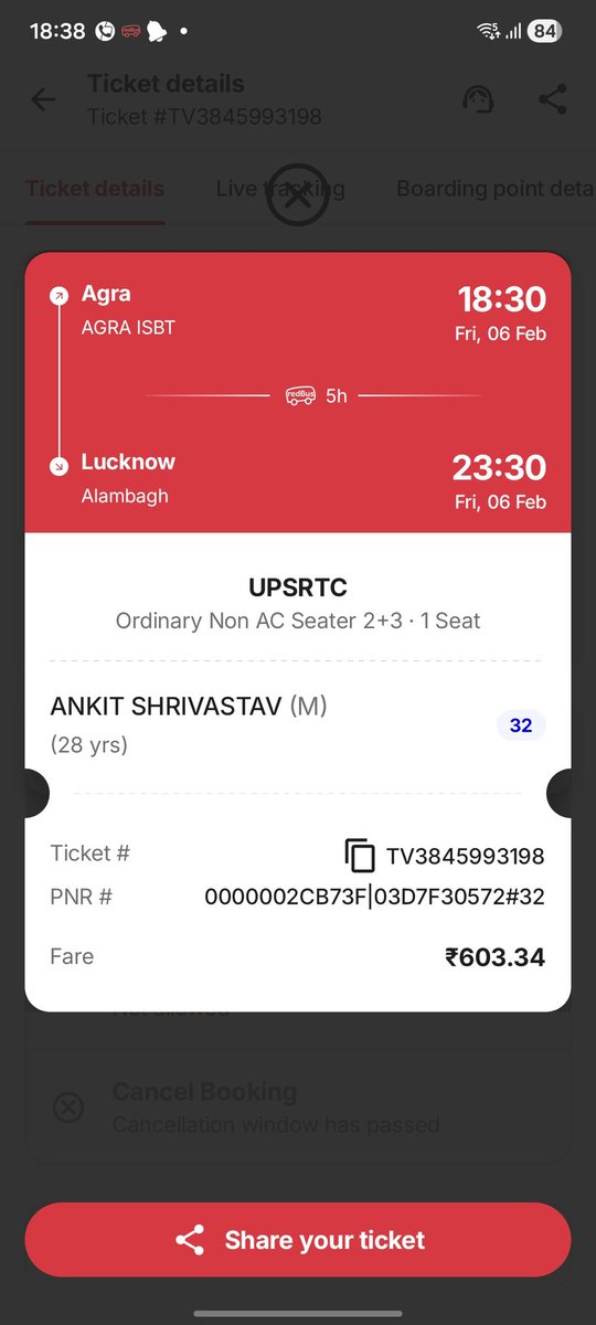 ankityeh's tweet photo. @redBus_in @UPSRTCHQ @upsrtc_lko @upsrtc @makemytrip I booked my ticket from redbus. In that ticket , there is not mentioned bus number. I reached the boarding point and ask in rtc helpdesk then he is also confused to give the answer after asking every conductor for it the denied https://t.co/kV95KdFQmW