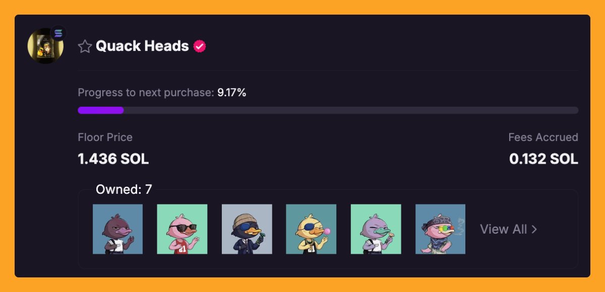 Magic Eden's buybacks have taken 7 NFTs off the market forever.

More to come.