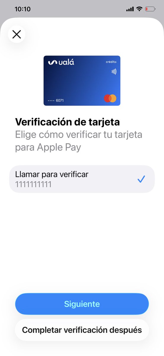 adalessandro's tweet photo. @uala_arg @pbarbieri Hola @uala_arg @pbarbieri 
Lo que comparto es para que puedan arreglar rápidamente el error que lleva a un número inexistente en Argentina y terminar el proceso de verificación!

La fricción ocurre cuando no estás con el plástico y querrías pagar con Apple o Google Pay. https://t.co/p5lS905bHY