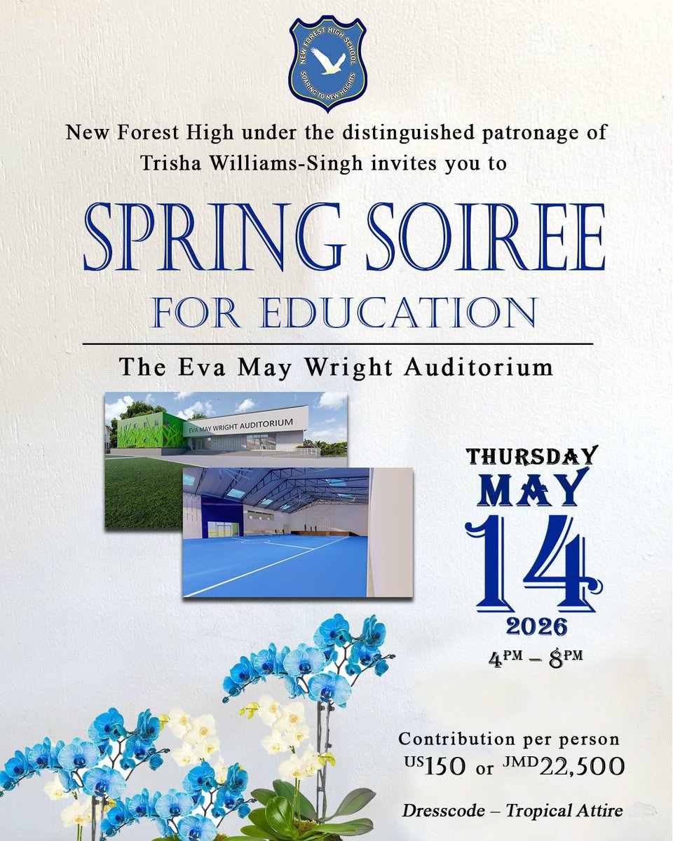 tkmsingh's tweet photo. Save the Date & please join me #SpringSoireeForEducation #NewForestHigh #EvaMayWrightAuditorium May 14, 2026 @fiahkris @nariws001 PS - All payment to School Account https://t.co/S2CAi9hn7y