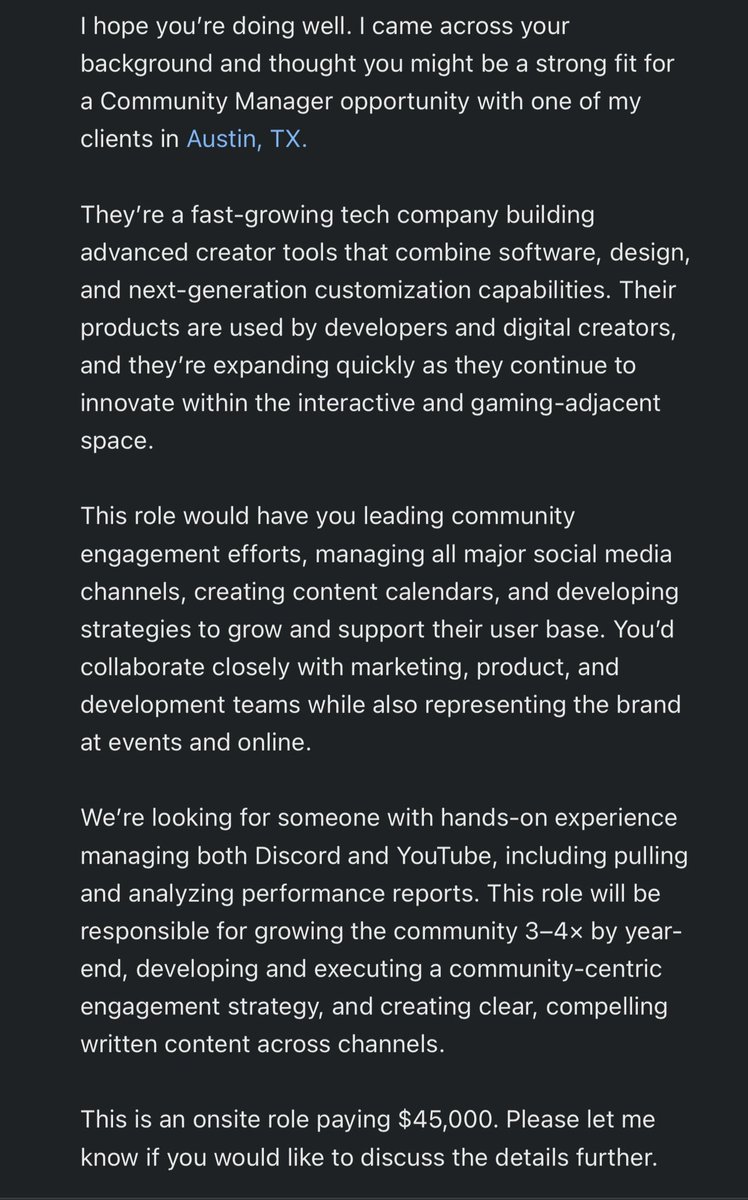 amberneisha's tweet photo. 45K for this role is insane https://t.co/Tt0kUblkjT