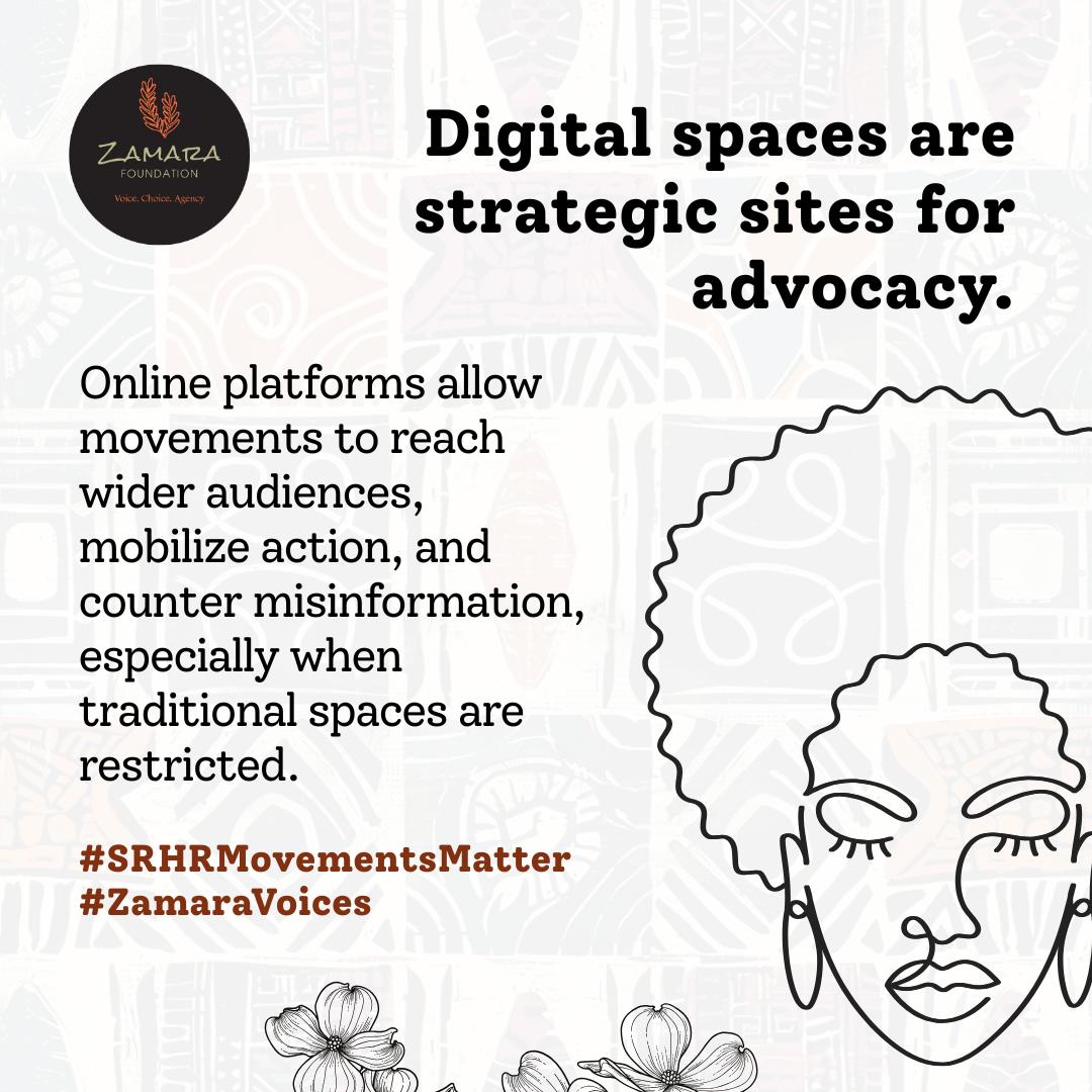AkinyiStar83449's tweet photo. Online platforms are no longer optional for SRHR advocacy. They are strategic spaces for organizing, influencing narratives, and holding power to account.
#SRHRMovementsMatter 
#Unite2EndFGM
#EndFGM
#PolycomSpeaks
@Zamara_fdn 
#ZamaraVoices https://t.co/CAE9FI0qre
