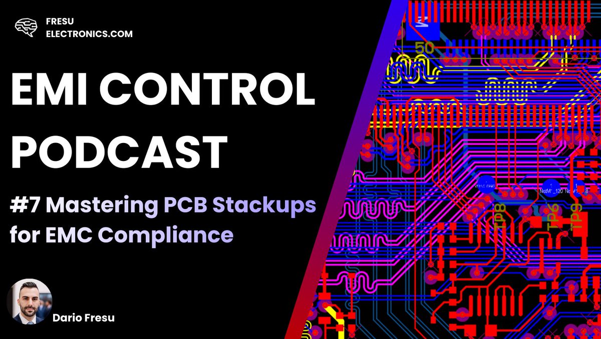 EMI Control Podcast #7: Mastering PCB Stackups for EMC Compliance

Click here to listen to the podcast: open.spotify.com/episode/4cZTjs…