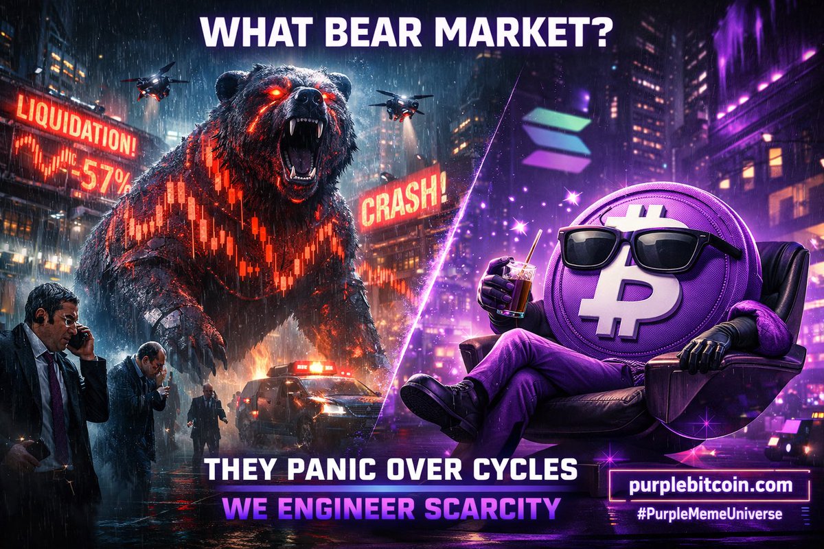 Crypto panics over candles.
Purple Bitcoin changes the math.

One reacts.
One redesigns supply.

𝗽‍𝘂‍𝗿‍𝗽‍𝗹‍𝗲‍𝗯‍𝗶‍𝘁‍𝗰‍𝗼‍𝗶‍n․‍𝗰‍𝗼‍𝗺 🔮🔥🛰️