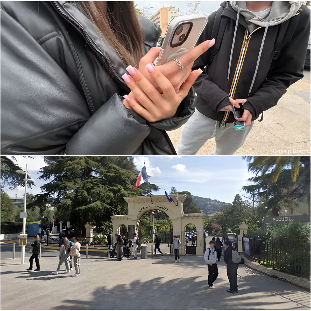 GossipRoomOff's tweet photo. 🚨 Une adolescente de 15 ans a poignardé son ex petit-ami, qui avait diffusé une vidéo intime d’elle, à Cannes. Les faits se sont produits devant un lycée, ce mardi en milieu d’après-midi.

Les deux adolescents discutaient lorsque la jeune fille a porté quatre coups de couteau, visant le cou et le bras du jeune garçon, avant de prendre la fuite en bus.

La victime a été rapidement prise en charge et transportée à l’hôpital. Son pronostic vital n’est pas engagé. La jeune fille a été localisée puis interpellée par la BAC peu après les faits. Elle a été placée en garde à vue.

Les deux mineurs avaient récemment mis fin à une relation amoureuse. Une enquête a été ouverte. 🚔 (via Nice-Matin)