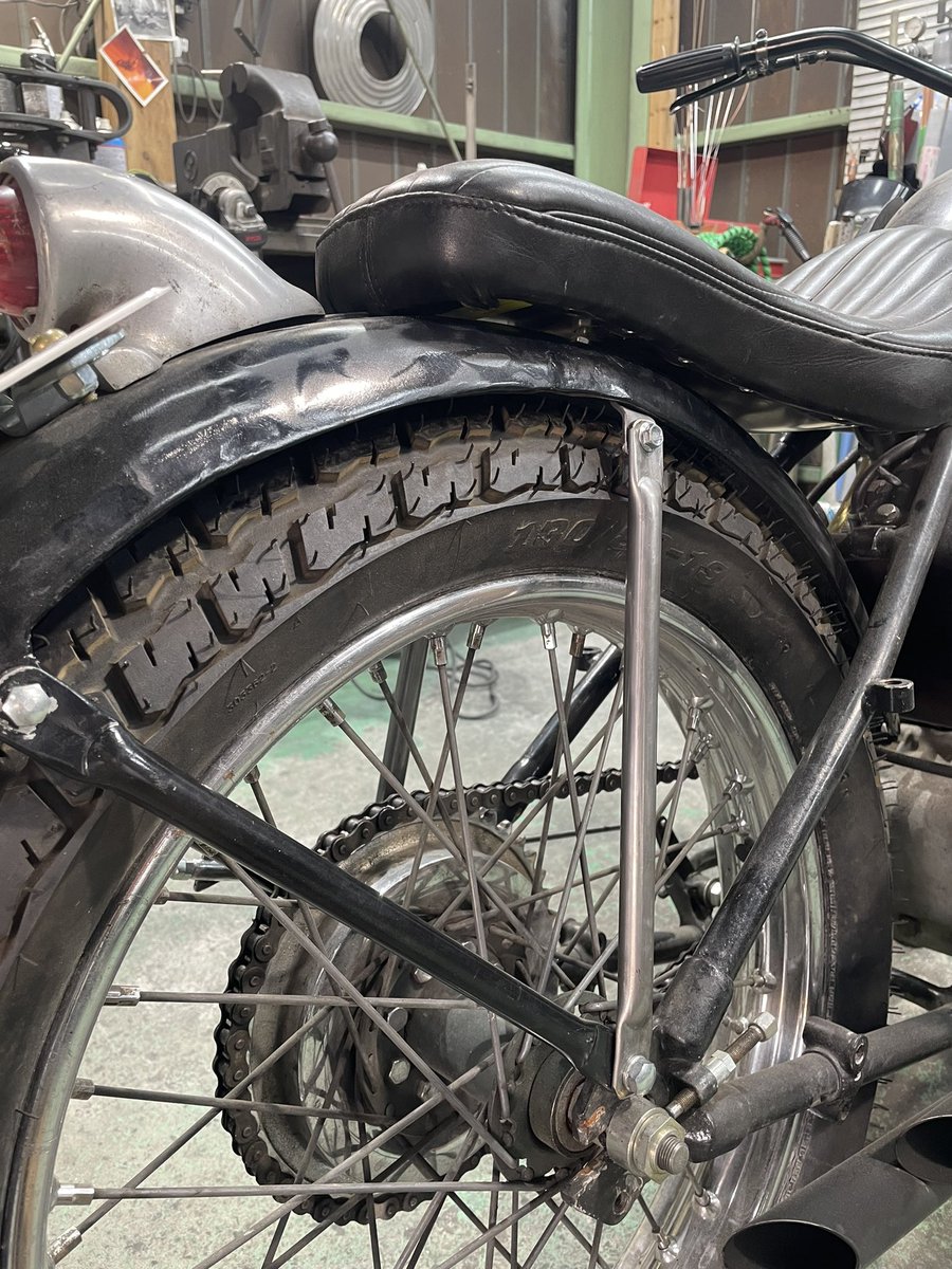 eccentric1979's tweet photo. フェンダーステー増設
ブレーキペダル10センチ延長
スタビ製作 https://t.co/aFtC4dLhXU