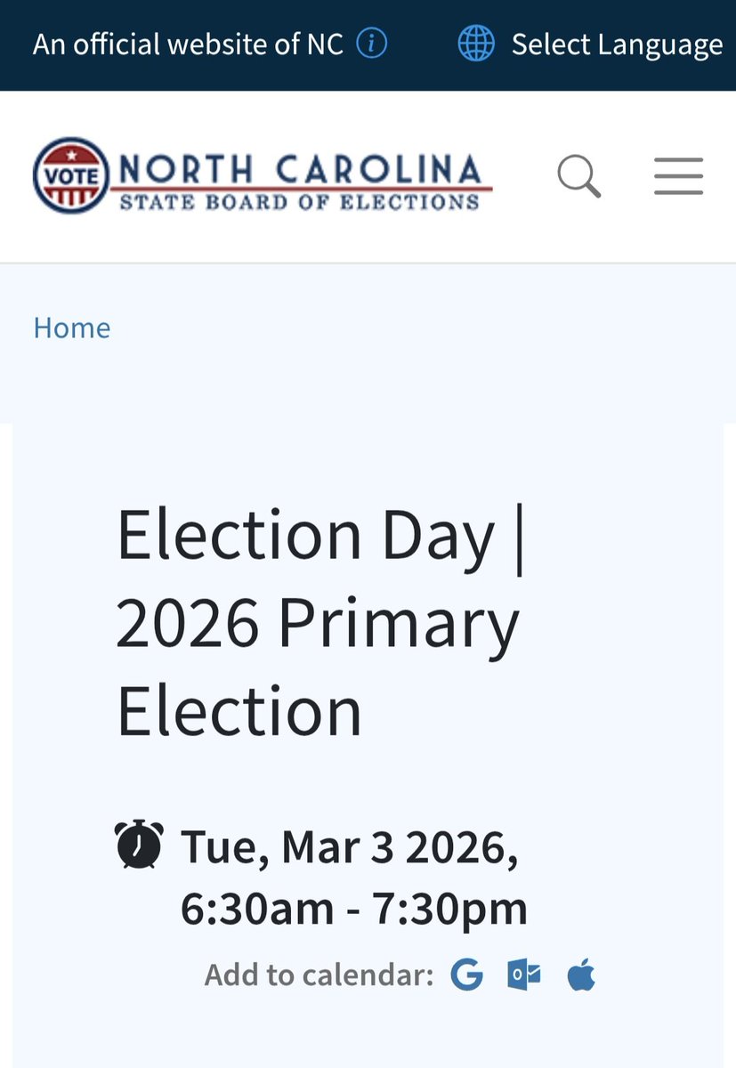 lindskeenan's tweet image. NC VOTERS 🧵

Important Primary Dates:

Feb 6, 2026 5pm- today to register/update

Feb 12-28- Early voting- 6 days away

March 3- Primary- 25 days away

Let's get out &amp;amp; change our state/country for the better.

Vote America First at the Primary &amp;amp; make them our Midterm Nominees