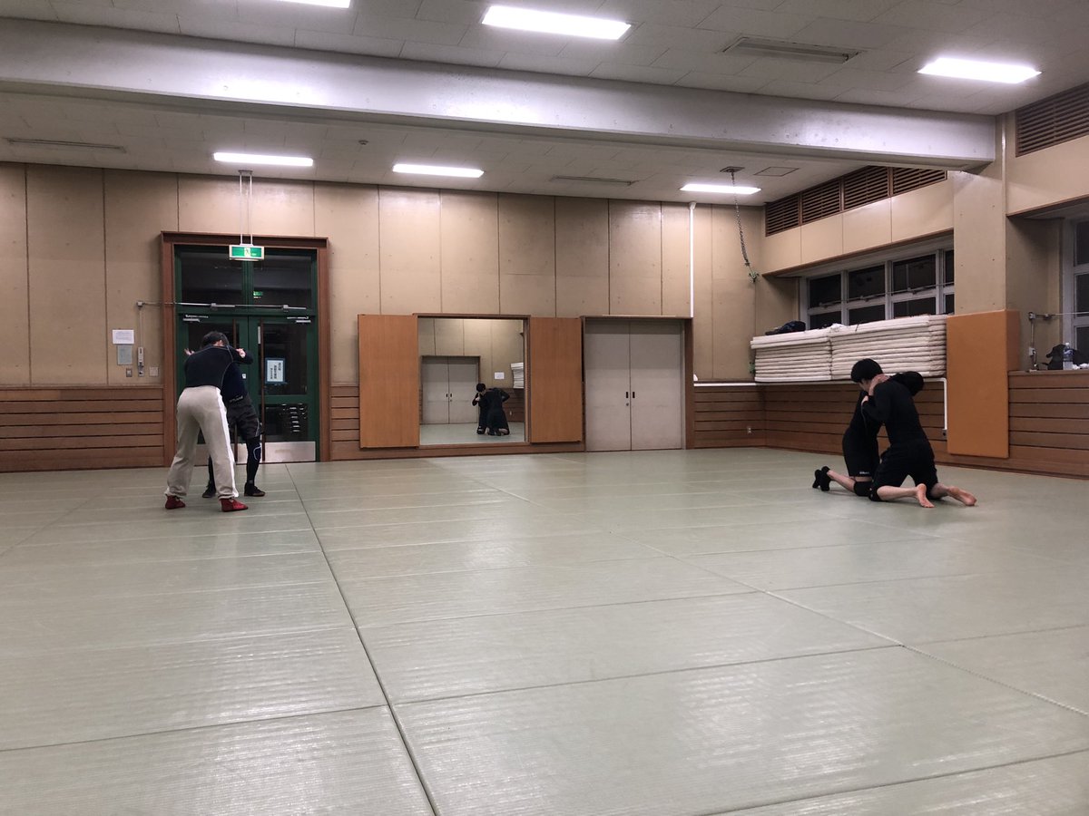 今日の練習は5人でした。