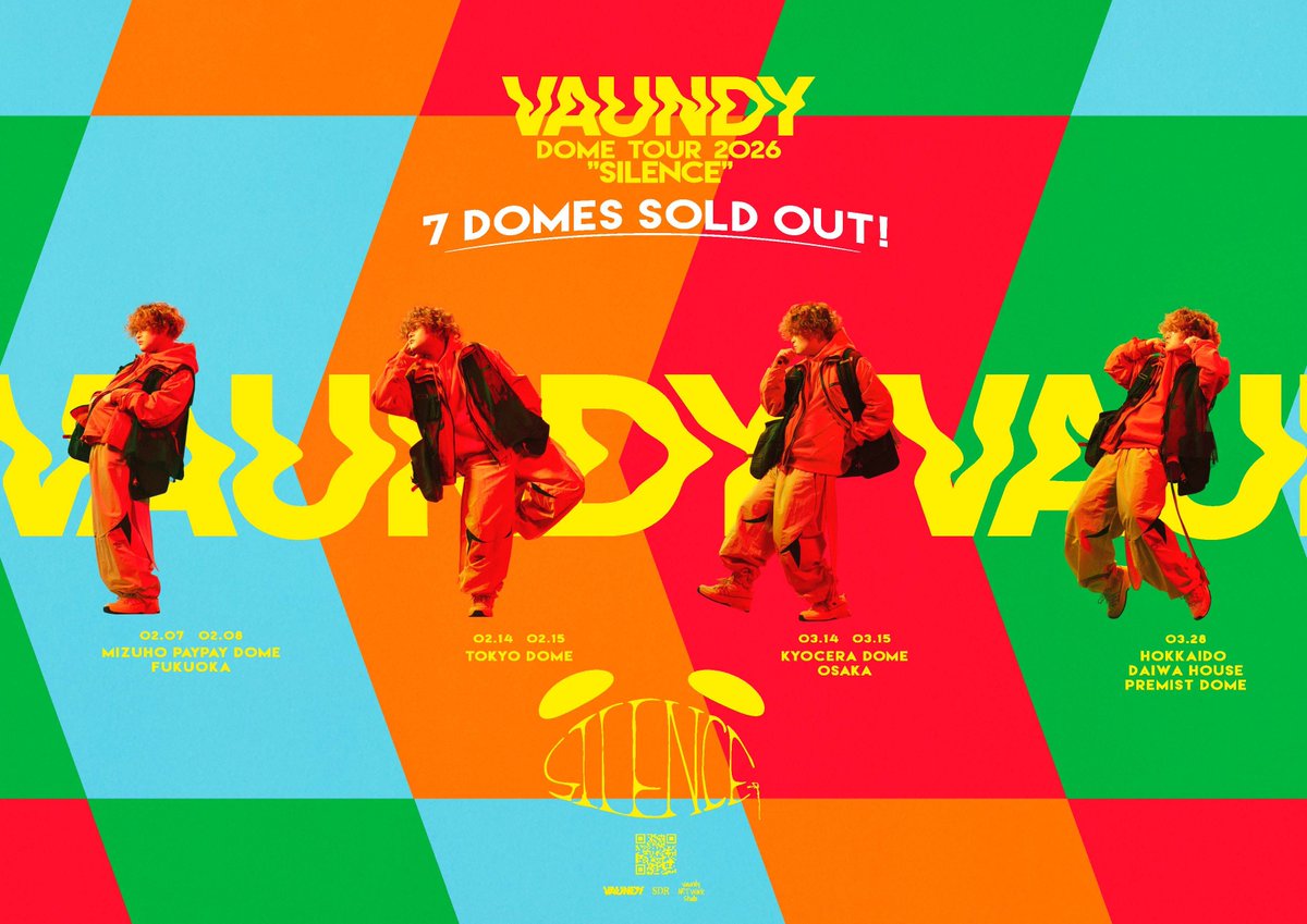 Vaundyドームツアー「SILENCE」福岡初日大成功 男性ソロ史上最年少7