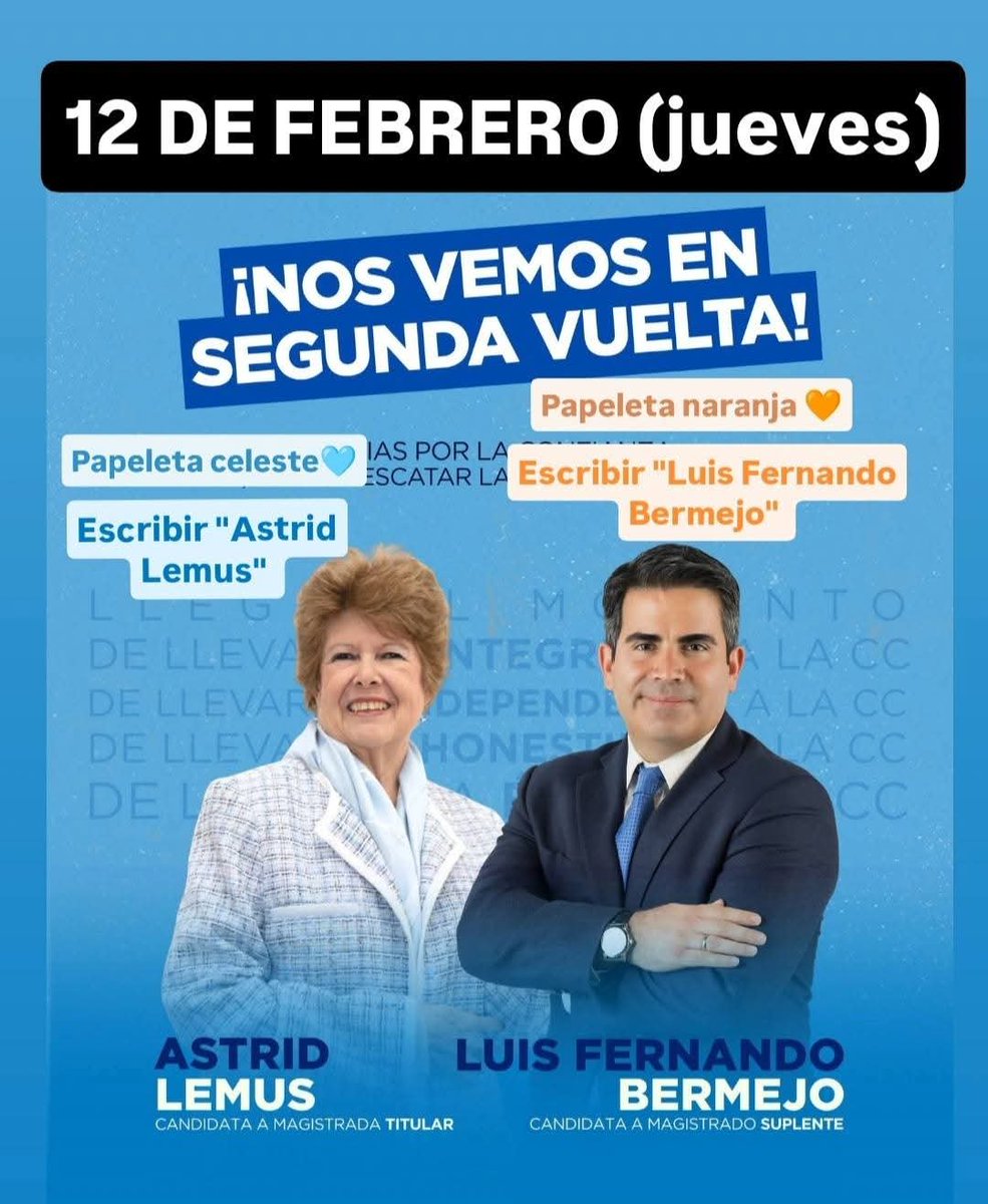 LarRRytO's tweet photo. Pues no nos vuelve a pasar.
La mafia en un segundo ya se organizó y hasta cena de gala en Camino Real van a tener.

ESTUARDO GÁLVEZ Y MELVIN PORTILLO PERTENECEN A LA MAFIA DE CONSUELO PORRAS.
No importa lo mucho que traten de convencerlos, y si salen con ese su discurso bien tontito de pesos y contrapesos, les recuerdan que actualmente son ELLOS QUIENES TIENEN A GUATEMALA DE RODILLAS.

Tiene tiempo de suplicarles a sus abogados Honestos que vayan a votar, tiene tiempo. NO SE PUEDE PERDER LA CORTE DE CONSTITUCIONALIDAD.

Si vive lejos, creame que ese tiempo y recurso que invierta viajando esta salvando Guatemala. Ayer perdimos por 25 votos, así que tenga muy presente que si usted no va a votar, es cómplice de que la mafia gane.