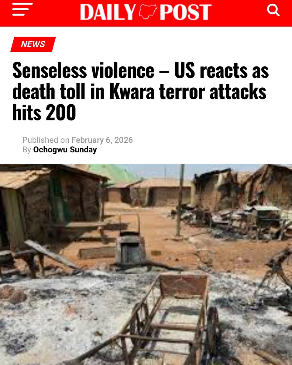 BRGIEinfoMinist's tweet photo. Where are Nigerians ?
It was gathered that the gunmen invaded the villages, opened fire on residents and burned homes.

According to reports, the death toll from the unfortunate incident hit 200 on Thursday night.