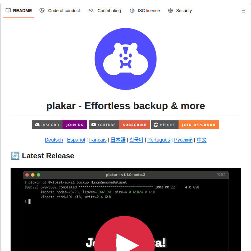tom_doerr's tweet photo. Backup solution with deduplication and encryption

https://t.co/lRh0lusEk8 https://t.co/kS1UeDJiqR