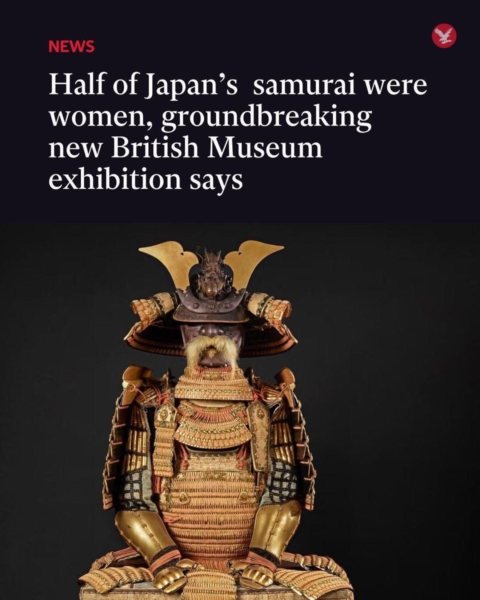The British are saying half of Japan's samurai were women

The Japanese, however, not being woke or retarded, are not saying this