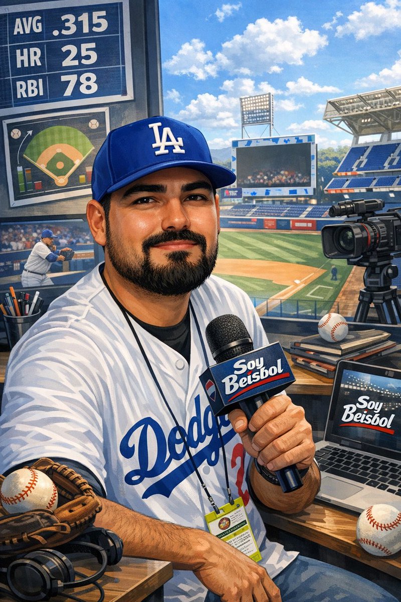 soybeisbol's tweet photo. Yo: Crea una caricatura de mí y de mi trabajo basado en todo lo que sabes de mí. 

Chat GPT: https://t.co/XDcUkvyxHO