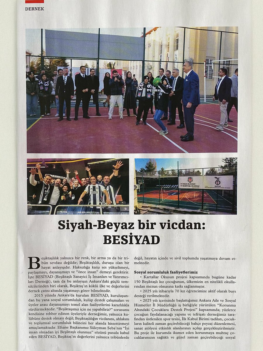 besiyad's tweet photo. Derneğimiz tarafından hayata geçirilen Korunmaya Muhtaç Çocuklara Destek Projesi, kamuoyunda farkındalık oluşturmak ve toplumsal dayanışmayı güçlendirmek amacıyla, *Beşiktaş Dergisi’nin Ocak ayı* sayısında kapsamlı olarak yer almıştır.

#besiyad #beşiktaş #basın https://t.co/iNuMqNUomb