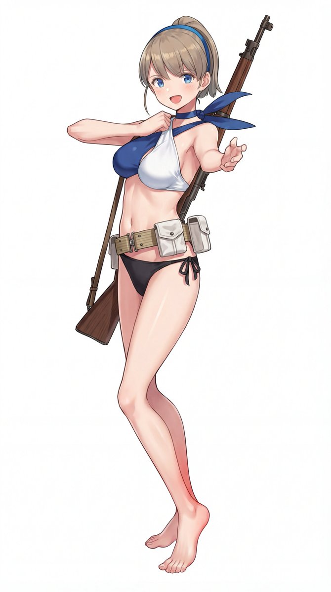 bb_13kongou's tweet photo. 水着イントレピッド https://t.co/QNIbSIHjG9