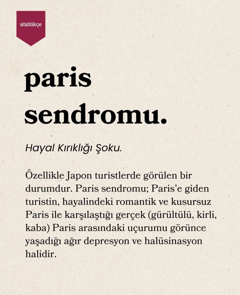 Sadece böyle sendromlar yaşamak istiyorum