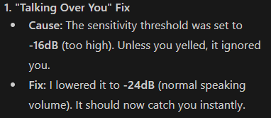 Just debugged my AI voice agent.

Turns out it only listens when I raise my voice.

If this isn’t AGI, what is? 💀