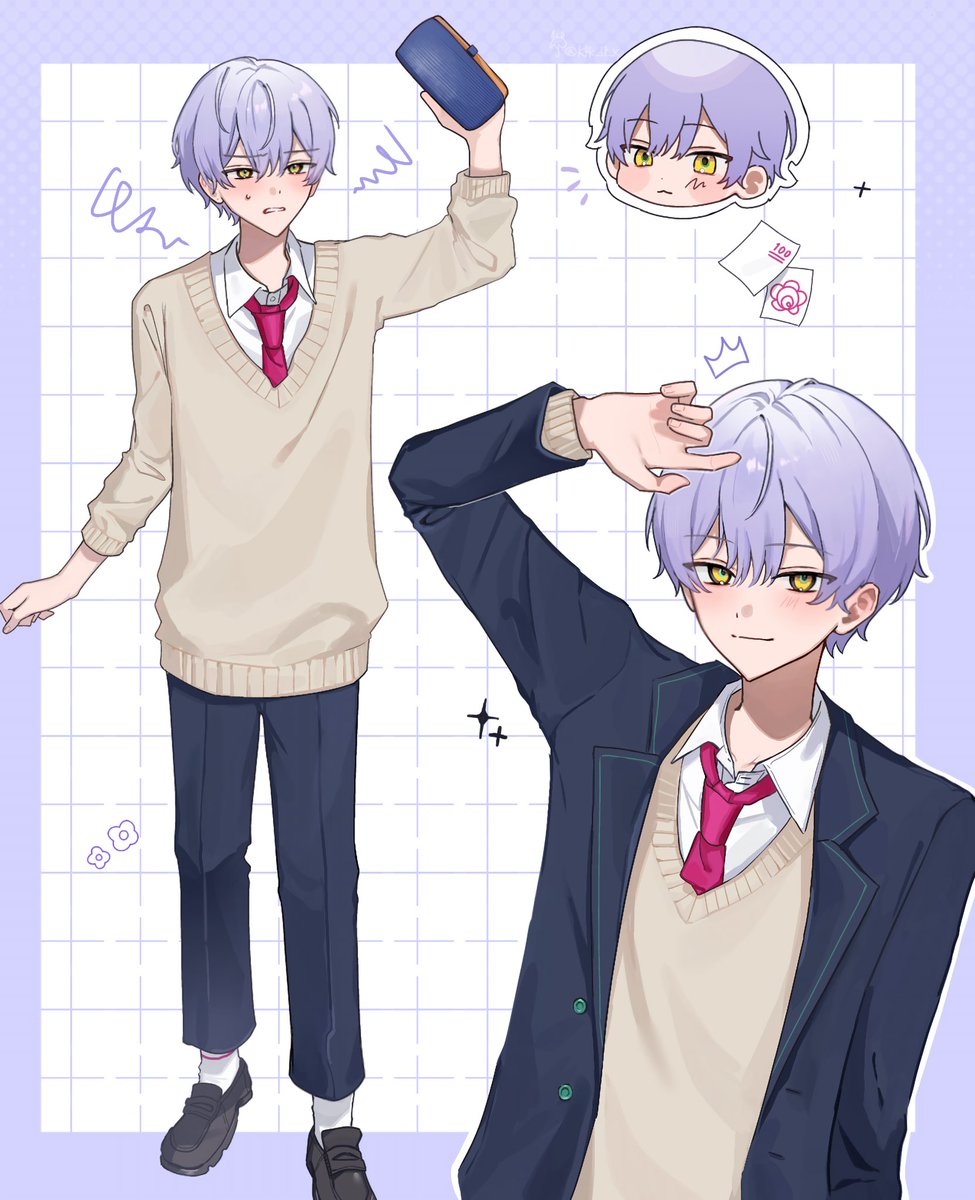 kfk_18_x's tweet photo. 学パロ可不可🏫☔️ https://t.co/WrT0504XBY