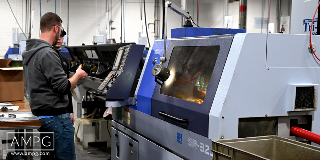 Precision is a team sport.

At AMPG, our veteran CNC machinists mentor the next generation every step of the way. We blend tradition with tech to build a culture where everyone has your back.

Apply today: ampg.com/careers

#CNC #Machining #IndyJobs #Manufacturing