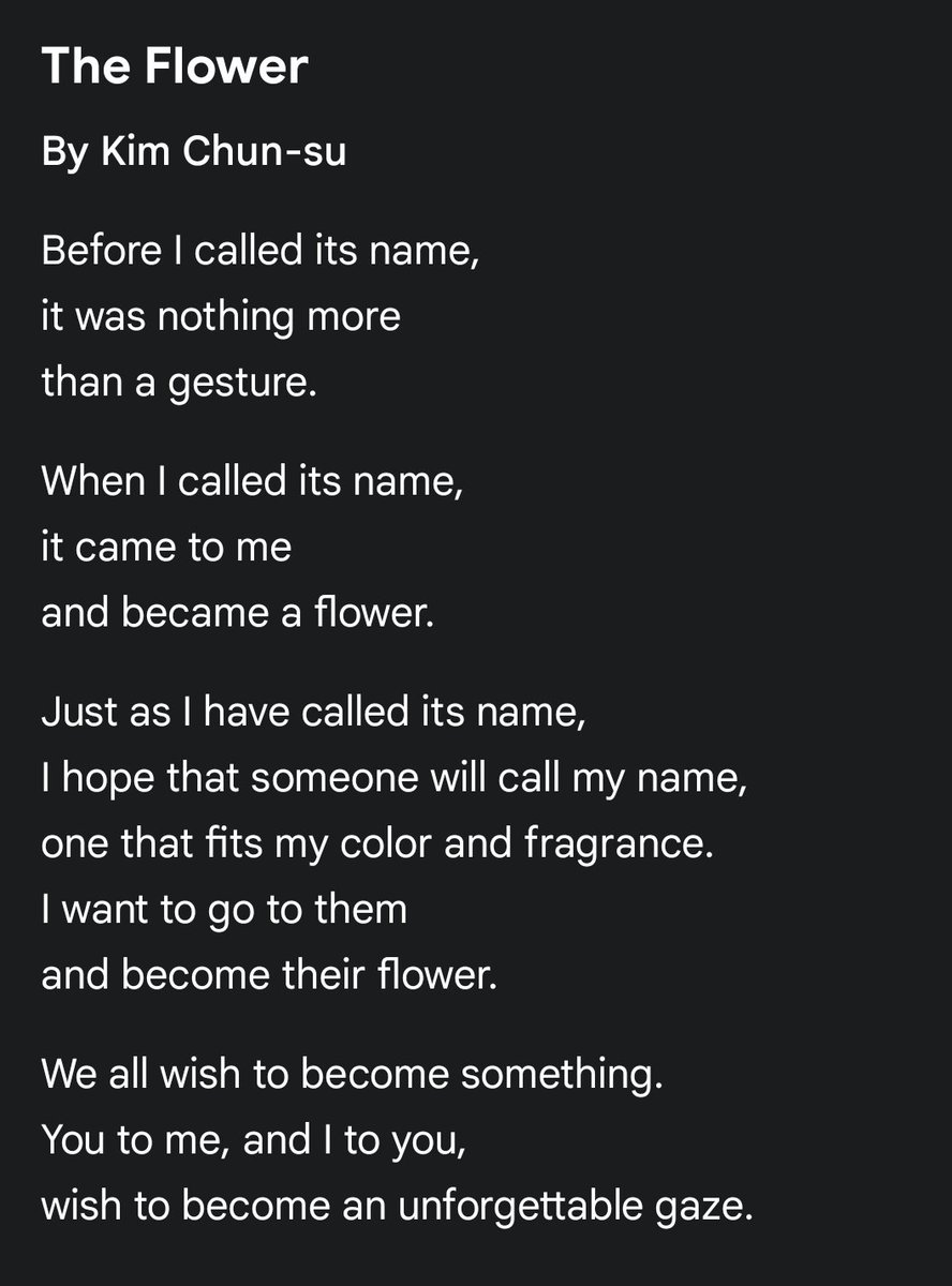 RebornWiser's tweet photo. we are all 
flowers 
becoming 

#poetry #poems https://t.co/GgNpteuAqB