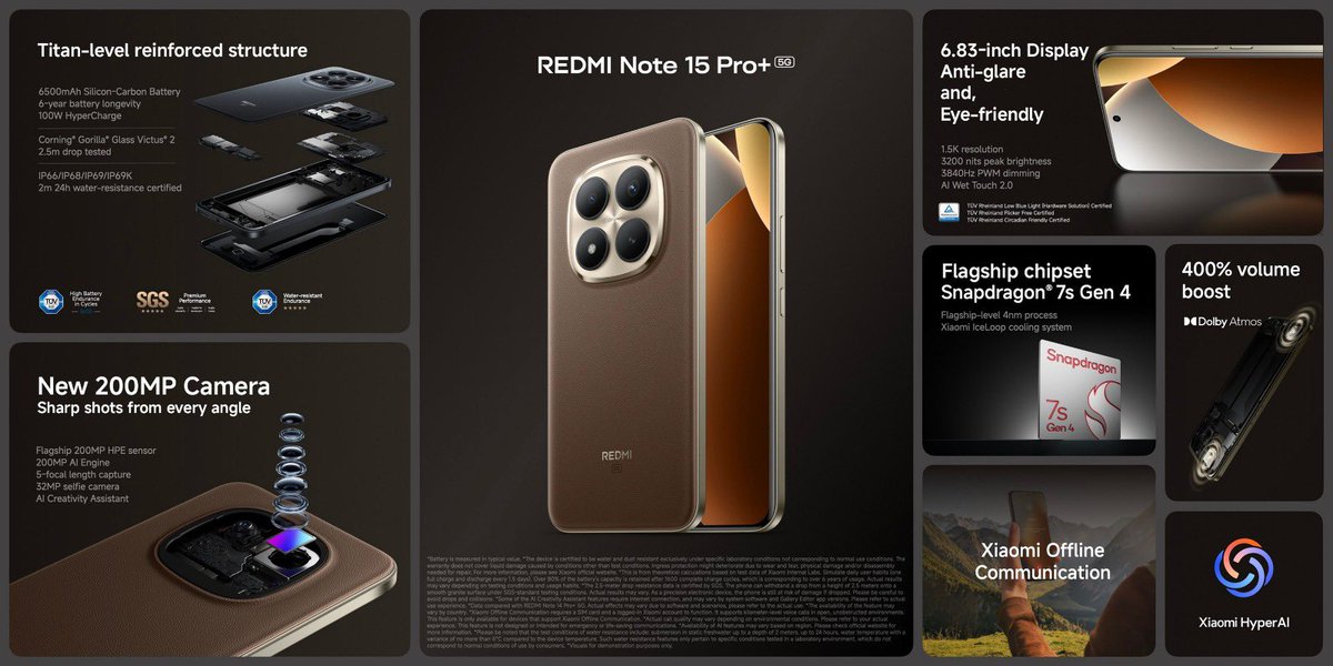 MoshPhiphi's tweet photo. You want a phone that takes high quality pictures and saves battery all day?
Xiaomi gat you with Redmi Note 15 series that are being launched in Uganda today.

#RedmiNote15Launch https://t.co/fte9Hjn2wk