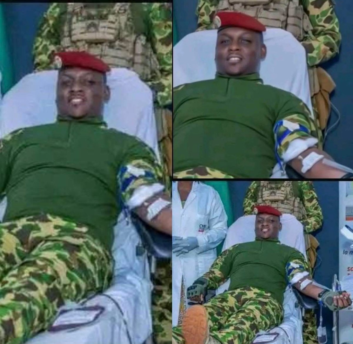 esegbonaluis's tweet photo. Breaking News 😳😳❤️❤️❤️

Ibrahim Traore has REFUSED to travel out of Burkina Faso 🇧🇫 to get treatment abroad .  He said he can’t leave his country to go get treatment abroad anytime he is sick .  He will rather invest in hospitals , build more and buy equipments .  

90% of African leaders seek medical care abroad but he is changing the narrative .  

Moral lesson :  Invest and build your hospitals here so your people can benefit too .