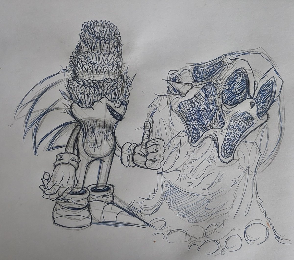 Umarak44's tweet photo. As i said i will.
Soon this will be finished digitally
#exeoc #execommunity #sonicexe #sonicexeoc #takea https://t.co/nwpuZBabZc