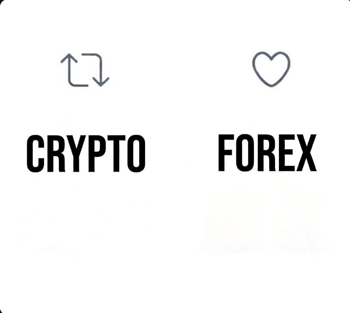 Which has the bigger fanbase??

RT for CRYPTO 🔁

Lk for FOREX ♥️