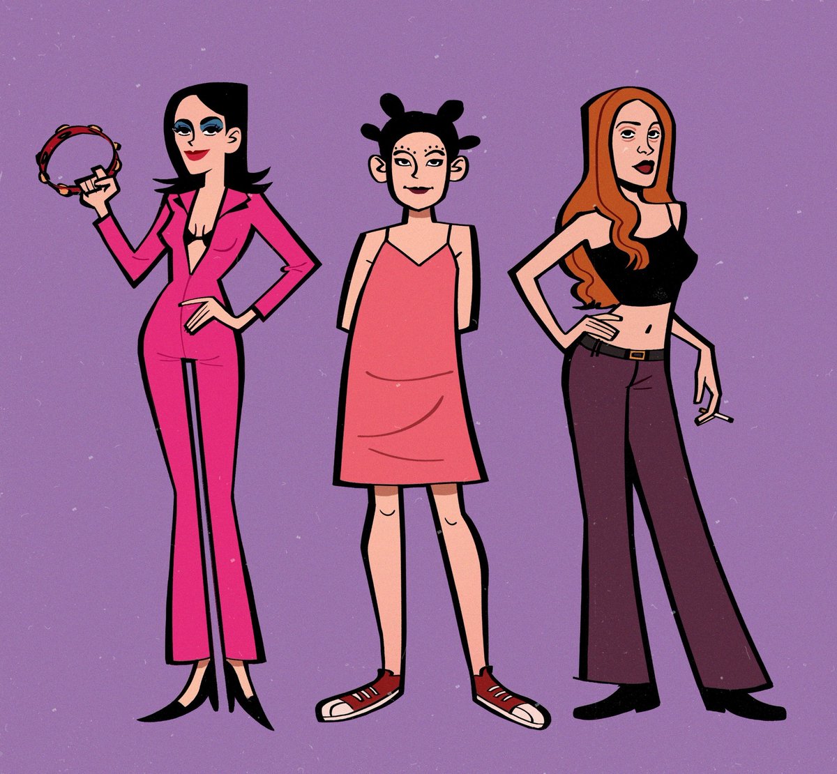 thejunebugfreak's tweet image. Women in music of the 90s 

pj harvey, björk, fiona apple
hope sandoval, tori amos, kim gordon
lauryn hill, louise wenner, kathleen hanna
gwen stefani, courtney love, miki berenyi