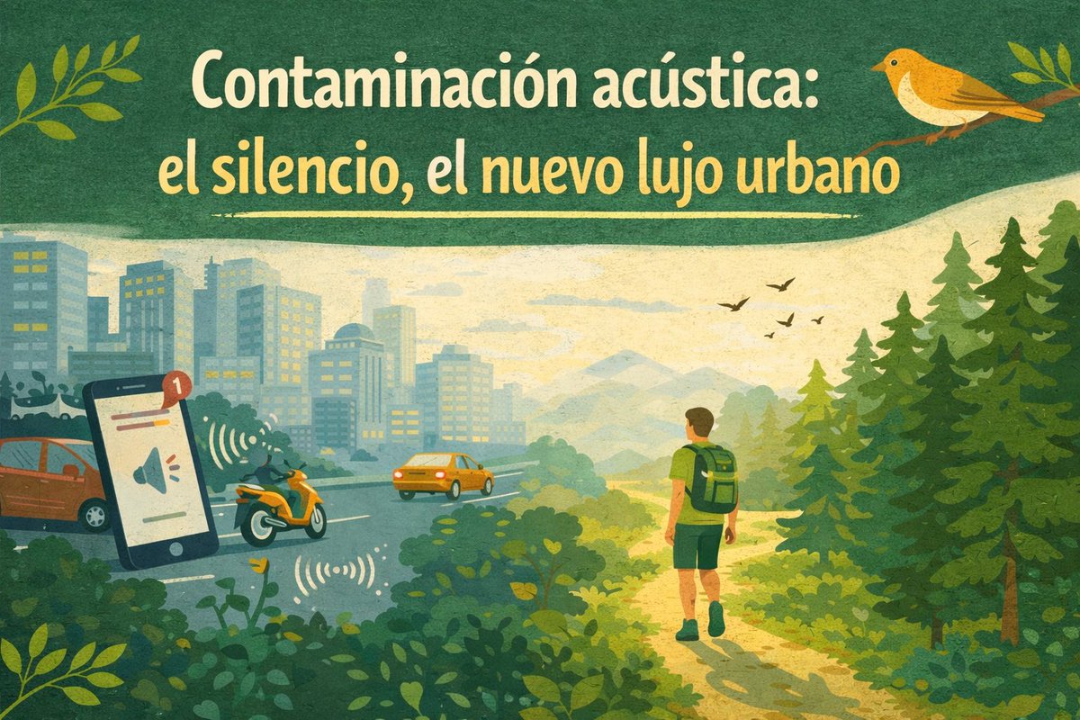 ClimaTecnoyMas's tweet photo. 🔇 El #Silencio ya es un lujo urbano.
Ruido, estrés y #ContaminaciónAcústica: ¿Por qué cada vez más personas buscan vivir en calma? 🌿👇
https://t.co/31wqqTDg1V
#Bienestar #MedioAmbiente #Naturaleza #DesconexiónDigital #EcoVida https://t.co/Fj63Z445a7