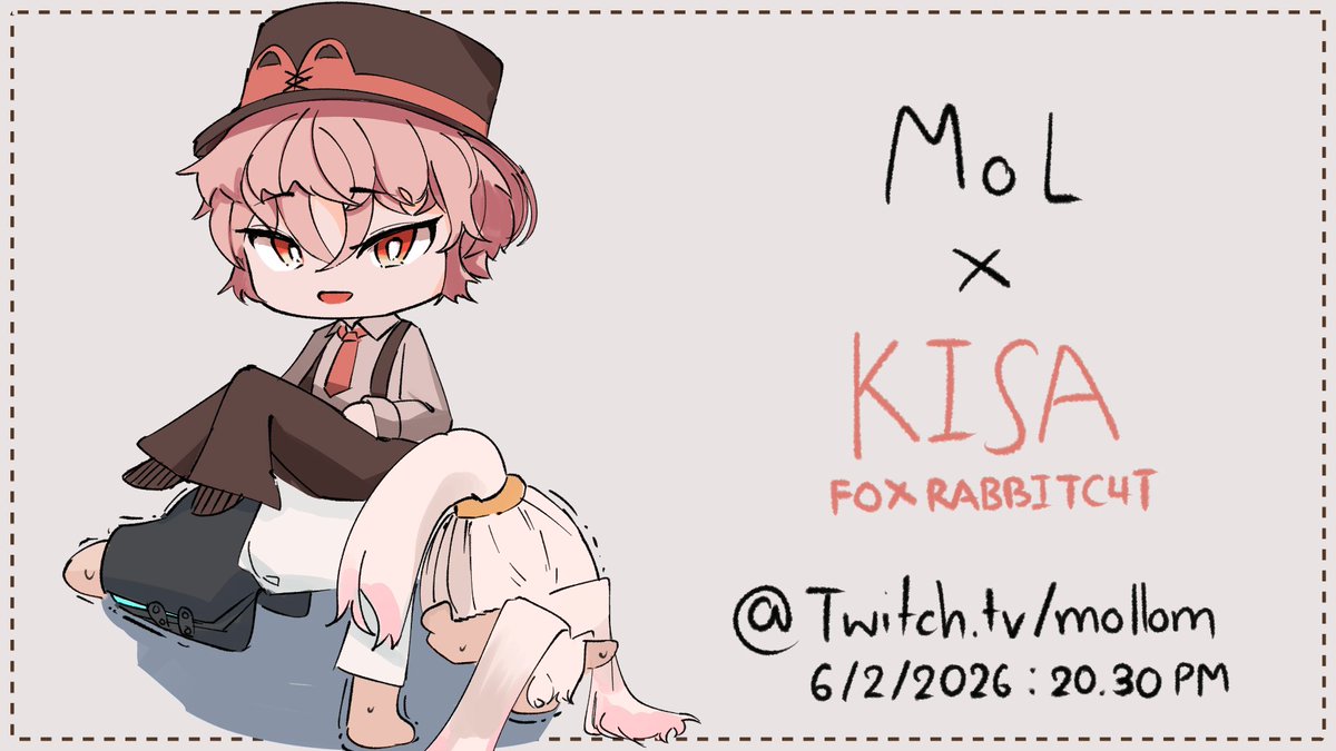 มีแขกรับเชิญมายำผมวาดรูปคับ เจอกันตอน สองทุ่มครึ่ง

twitch.tv/molloom