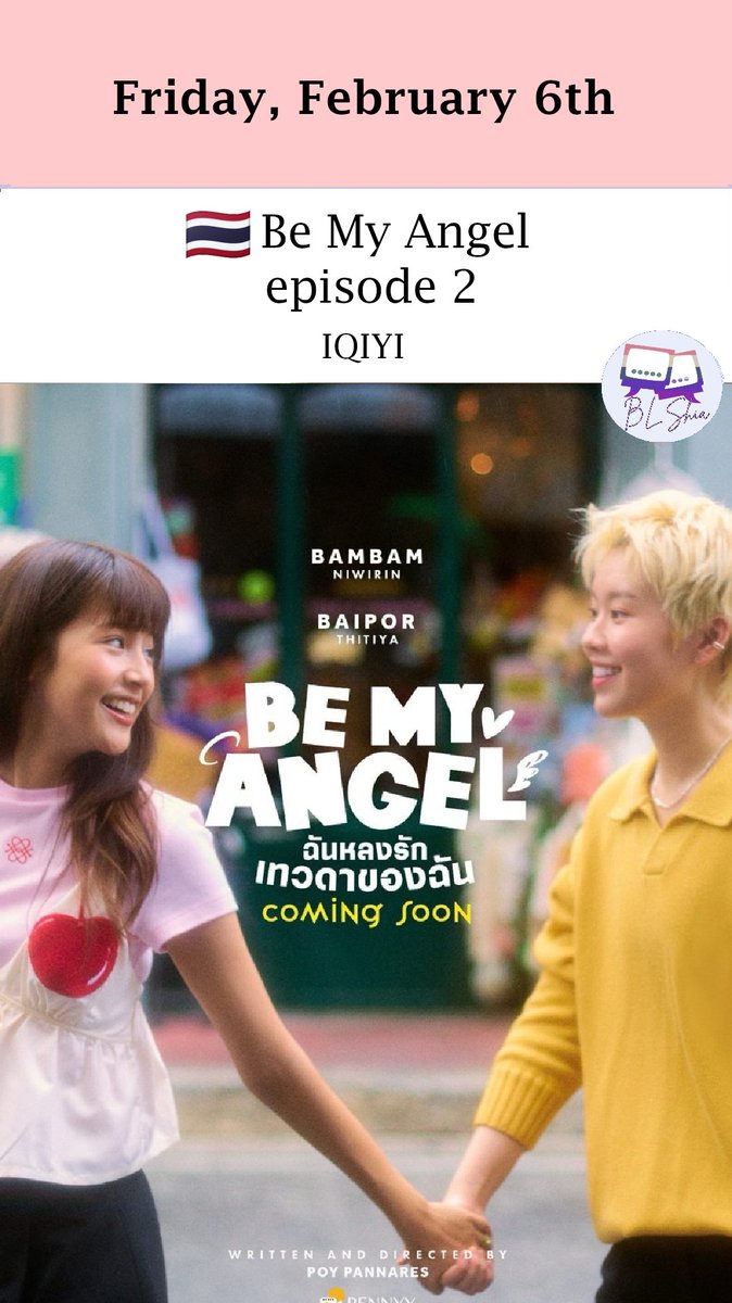 BlShia74220's tweet photo. New Episodes airing Feb.6.2026!

📺#BeMyAngelTheSeries
📺#Candy
📺 #IWannaBeSupTar 

#BeMyAngelEP2 #CandyEP4 #IWannaBeSupTarEP1 
 @iQIYI @Gagaoolala https://t.co/1oFrFTPvC5