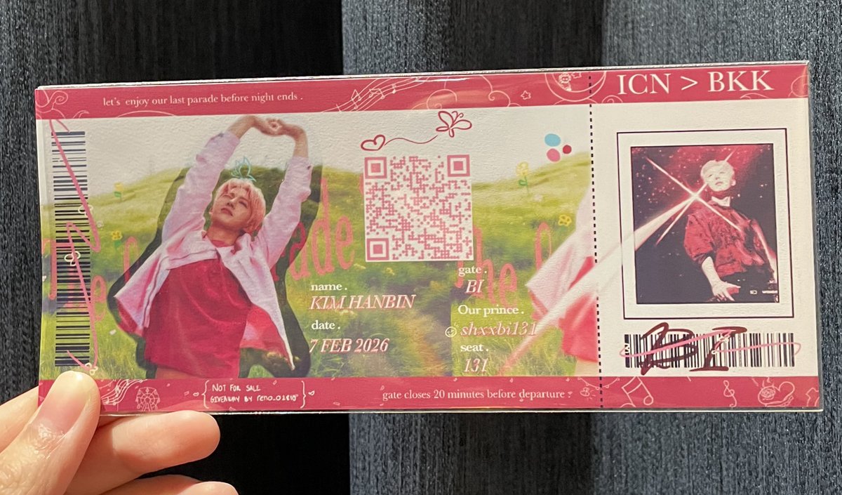 🎡giveaway for 🆔

📍Thunderdome
🗓️7 Feb 2026
🌙 28 ea

ไว้ถึงแล้วจะไปเดินแจกนะคะ หรือมาสะกิดได้ค่า

#2026THELASTPARADEENCOREINBANGKOK