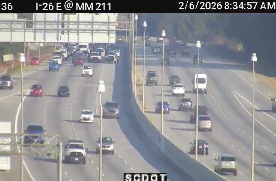 FIRST ALERT: An accident on I-26 Eastbound right before the merge is causing significant delays this morning in the North Charleston area.