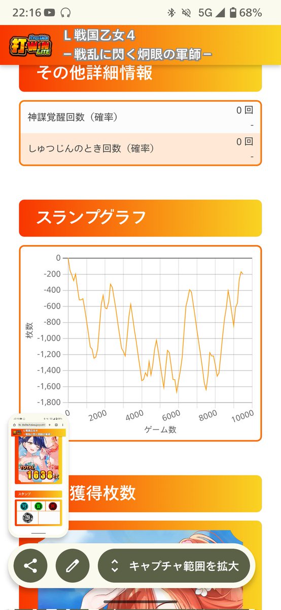 readme_ll's tweet photo. 設定5腐らせました
負けでいいです https://t.co/TrX4adHaNt