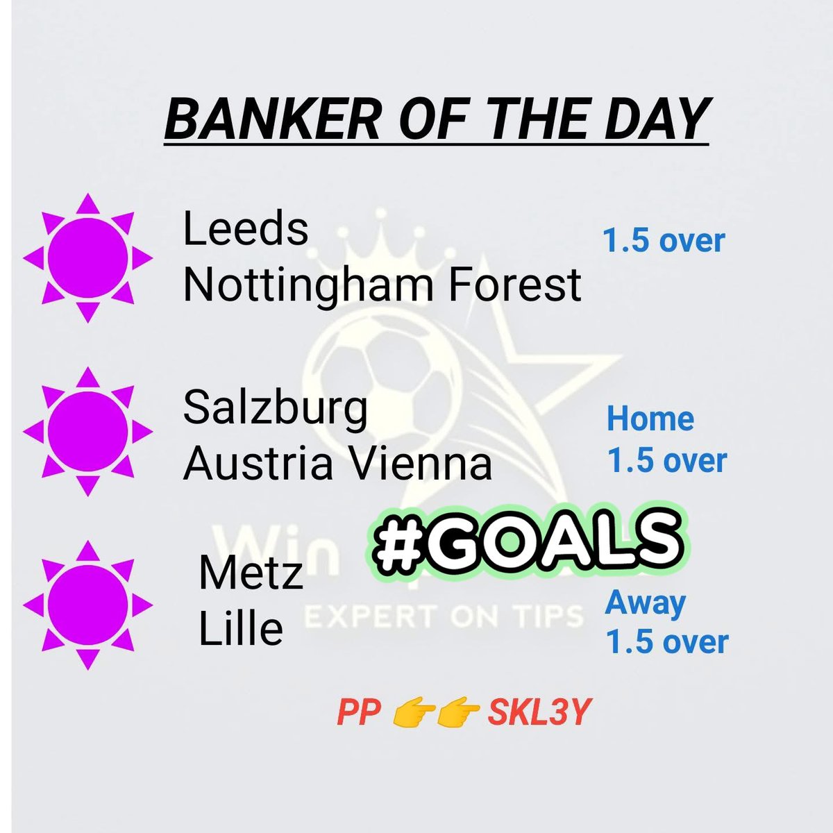 Palmer_Bets's tweet photo. GOODLUCK 😈Banker Of the day

Paripesa code: SKL3Y

Not on paripesa? 𝐑𝐞𝐠𝐢𝐬𝐭𝐞𝐫 here⤵️ To get 200% welcome Bonus👉: https://t.co/DGZO0NCVCN

App link👉 https://t.co/EZ8Q1tPPYL

✅ Promo code: PALMER https://t.co/trvjPZDbRt