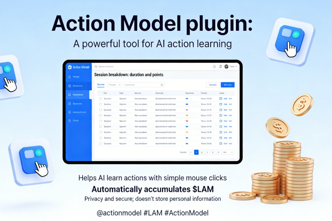 Discover a fantastic tool: the Action Model plugin! It helps AI learn actions with simple mouse clicks and automatically accumulates $LAM!

Privacy and secure; it doesn't store personal information.

@actionmodel

#LAM #ActionModel