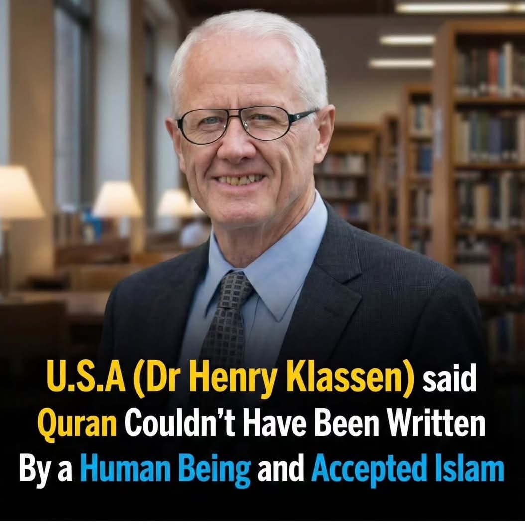 Cool_Ustaz's tweet image. USA-based doctor Dr. Henry Klassen reportedly stated that the Quran could not have been written by any human being, describing it as a work beyond human capacity. According to shared accounts, this realization led him to accept Islam, expressing that only truth leads to reality.…