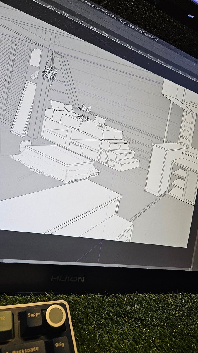 Reprise de la commission pour un overlay starting soon !
Twitch.tv/minhs_art