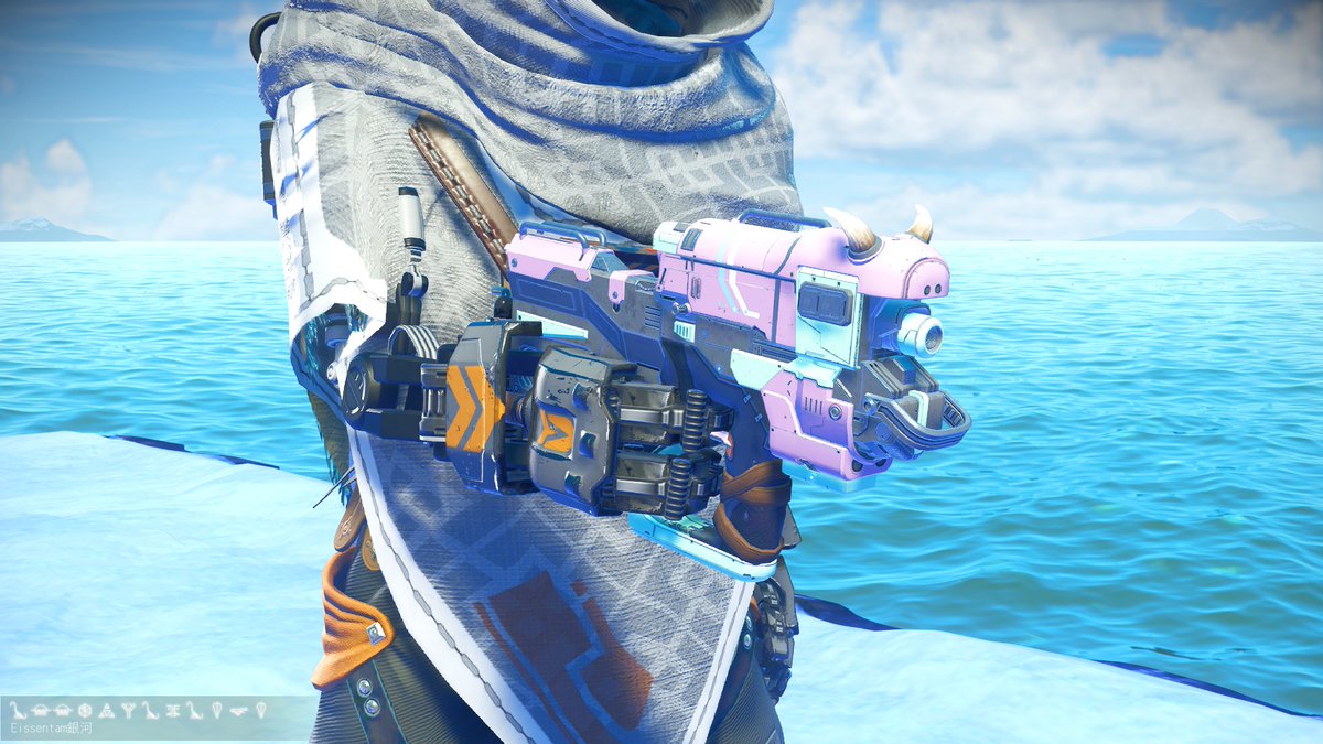 変な角の生えたブタみたいなツールです。
#ノーマンズスカイ　#NoMansSky