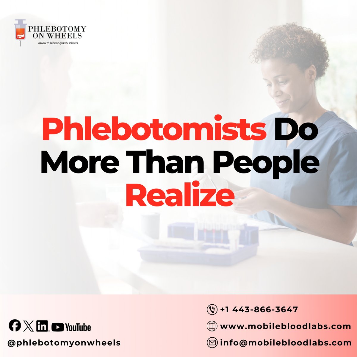 Phlebotomy99443's tweet image. Phlebotomists do more than people realize.

Most diagnostic failures don’t happen in the lab.
They happen before the sample gets there.
Scaling healthcare isn’t about better tests.
It’s about better systems that support the people collecting the data.

#blooddraw #healthcare